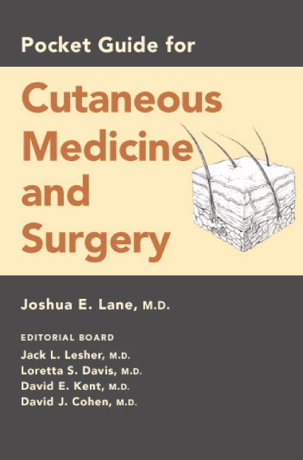 Pocket Guide for Cutaneous Medicine and Surgery (Paperback) 9780521618137