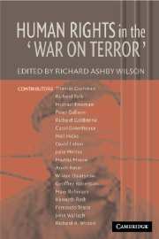 Human Rights in the 'War on Terror' (Hardback) 9780521853194