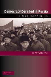 Democracy Derailed in Russia; The Failure of Open Politics (Hardback) 9780521853613