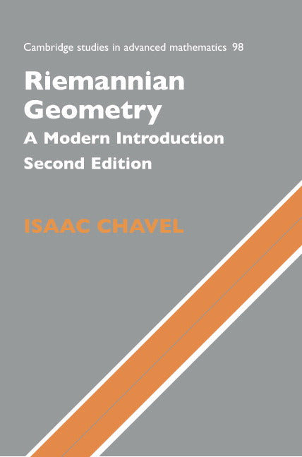 Riemannian Geometry; A Modern Introduction (Paperback) 9780521619547