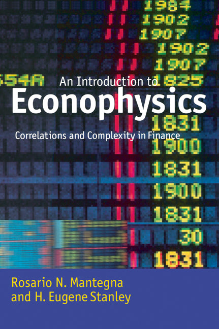 Introduction to Econophysics; Correlations and Complexity in Finance (Hardback) 9780521620086