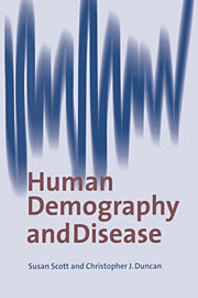Human Demography and Disease (Paperback) 9780521017695
