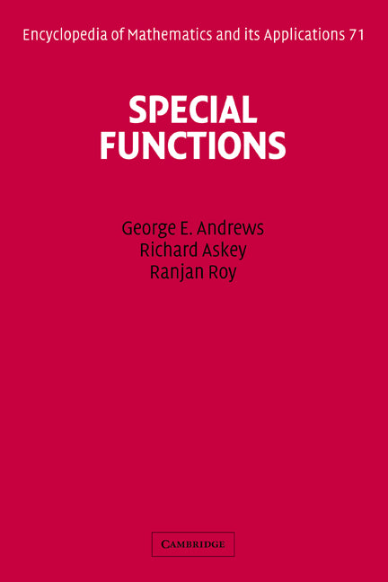 Special Functions (Hardback) 9780521623216