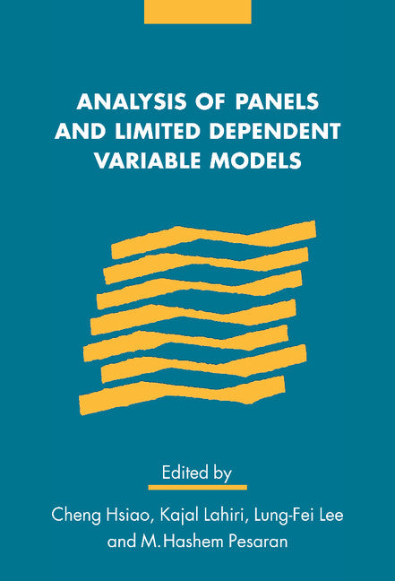 Analysis of Panels and Limited Dependent Variable Models (Hardback) 9780521631693