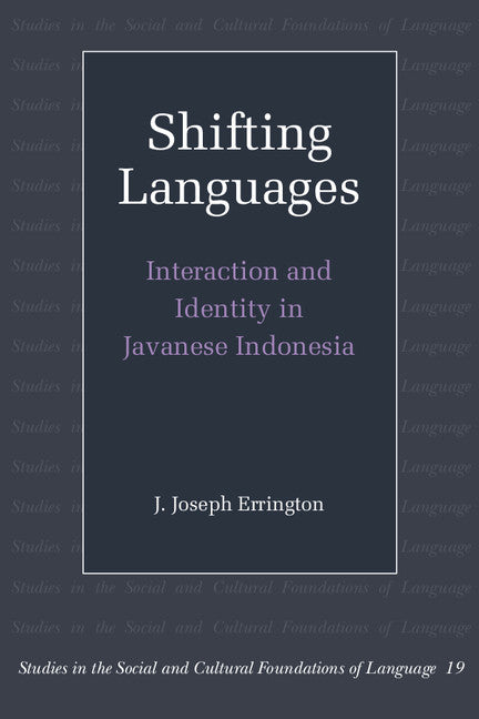 Shifting Languages (Hardback) 9780521632676