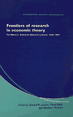 Frontiers of Research in Economic Theory; The Nancy L. Schwartz Memorial Lectures, 1983–1997 (Paperback) 9780521635387