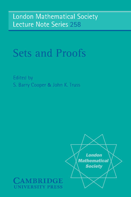 Sets and Proofs (Paperback) 9780521635493