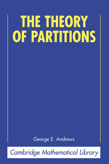 The Theory of Partitions (Paperback) 9780521637664