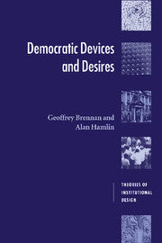 Democratic Devices and Desires (Hardback) 9780521630207