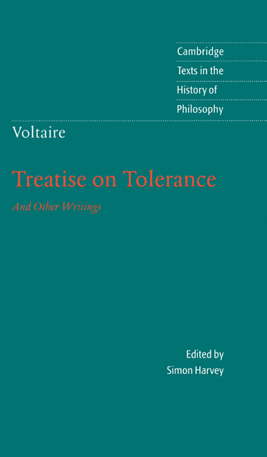 Voltaire: Treatise on Tolerance (Hardback) 9780521640176