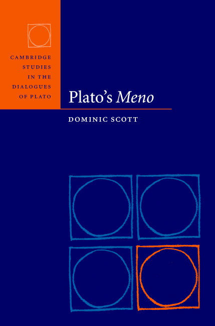 Plato's Meno (Hardback) 9780521640336