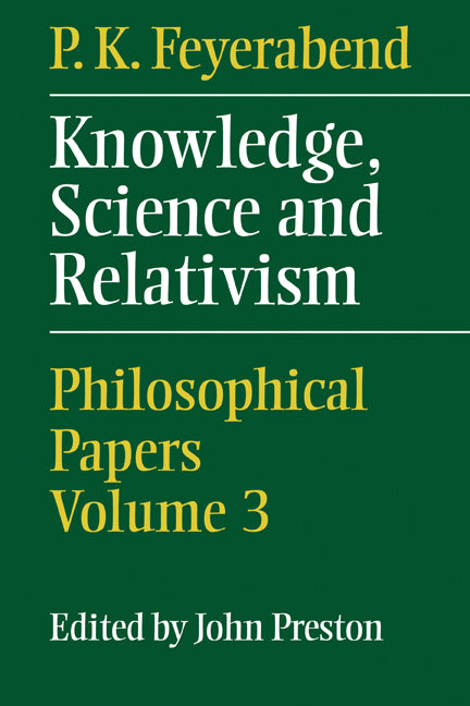 Knowledge, Science and Relativism (Hardback) 9780521641296