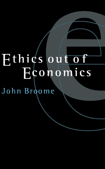 Ethics out of Economics (Hardback) 9780521642750