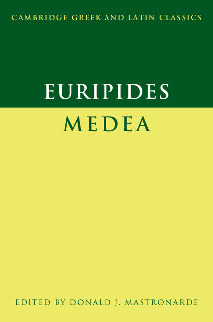 Euripides: Medea (Paperback) 9780521643863