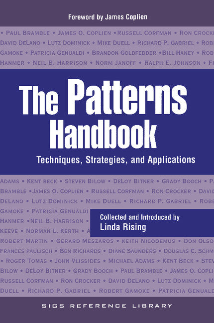 The Patterns Handbook; Techniques, Strategies, and Applications (Paperback) 9780521648189