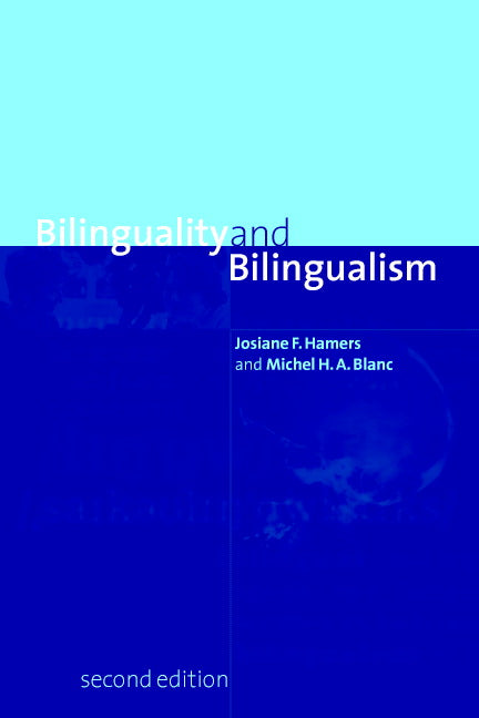 Bilinguality and Bilingualism (Paperback) 9780521648431