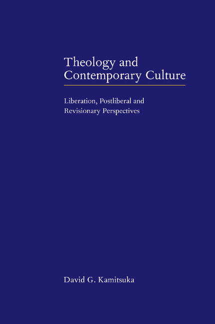 Theology and Contemporary Culture; Liberation, Postliberal and Revisionary Perspectives (Hardback) 9780521650052