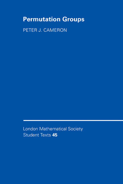 Permutation Groups (Hardback) 9780521653022