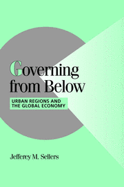 Governing from Below; Urban Regions and the Global Economy (Hardback) 9780521651530