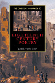 The Cambridge Companion to Eighteenth-Century Poetry (Hardback) 9780521650908