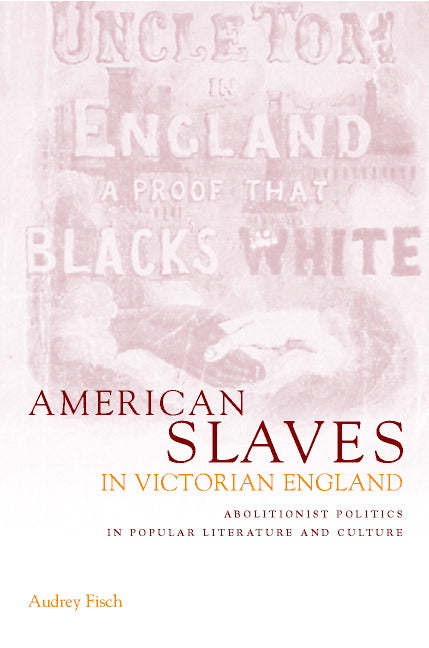 American Slaves in Victorian England; Abolitionist Politics in Popular Literature and Culture (Hardback) 9780521660266