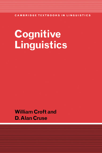 Cognitive Linguistics (Hardback) 9780521661140