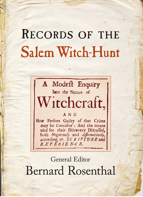 Records of the Salem Witch-Hunt (Hardback) 9780521661669