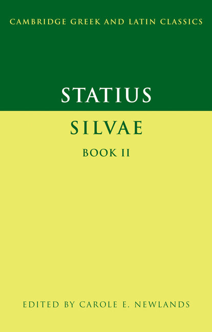 Statius: Silvae Book II (Hardback) 9780521661874