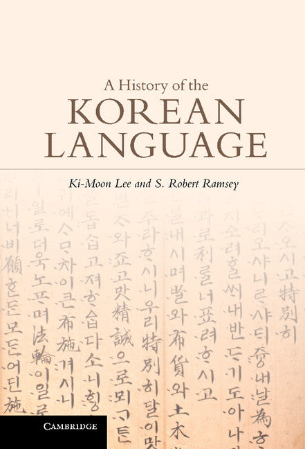 A History of the Korean Language (Hardback) 9780521661898