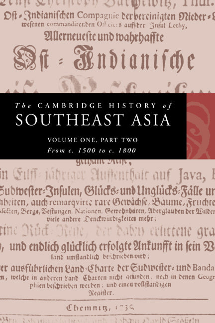The Cambridge History of Southeast Asia (Paperback) 9780521663700