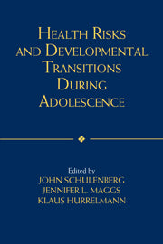 Health Risks and Developmental Transitions during Adolescence (Hardback) 9780521480536