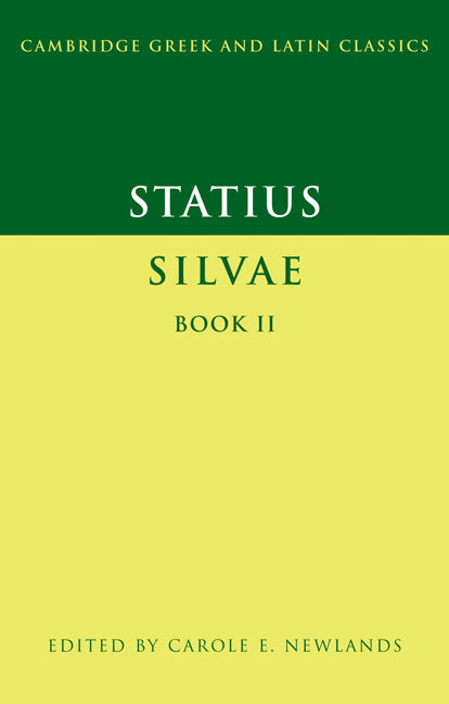 Statius: Silvae Book II (Paperback) 9780521666237