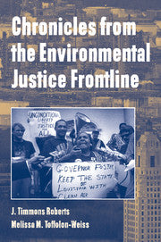Chronicles from the Environmental Justice Frontline (Hardback) 9780521660624