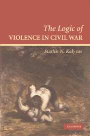 The Logic of Violence in Civil War (Hardback) 9780521854092