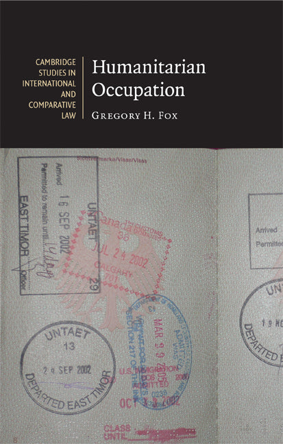Humanitarian Occupation (Paperback) 9780521671897