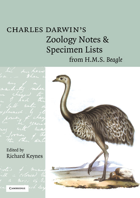 Charles Darwin's Zoology Notes and Specimen Lists from H. M. S. Beagle (Paperback) 9780521673501