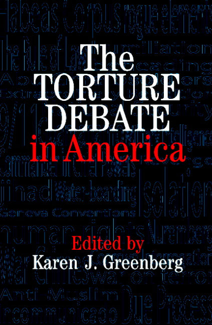The Torture Debate in America (Paperback) 9780521674614
