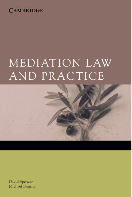 Mediation Law and Practice (Paperback) 9780521676946