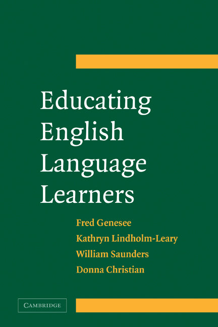 Educating English Language Learners; A Synthesis of Research Evidence (Paperback) 9780521676991