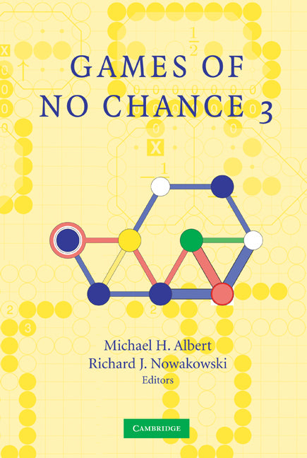 Games of No Chance 3 (Paperback) 9780521678544