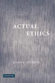Actual Ethics (Hardback) 9780521862714