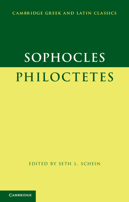 Sophocles: Philoctetes (Paperback) 9780521681438