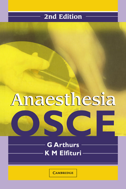 Anaesthesia OSCE (Paperback) 9780521681827