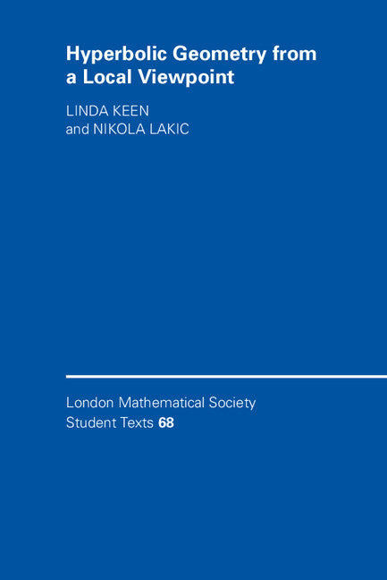 Hyperbolic Geometry from a Local Viewpoint (Paperback) 9780521682244