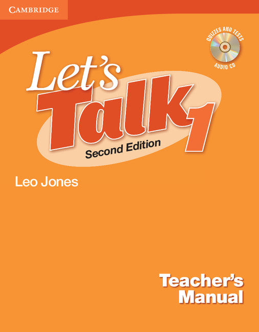 Let's Talk Level 1 Teacher's Manual with Audio CD () 9780521692823