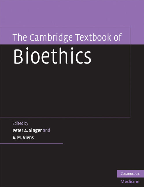 The Cambridge Textbook of Bioethics (Paperback) 9780521694438