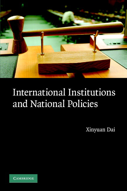 International Institutions and National Policies (Paperback) 9780521696319