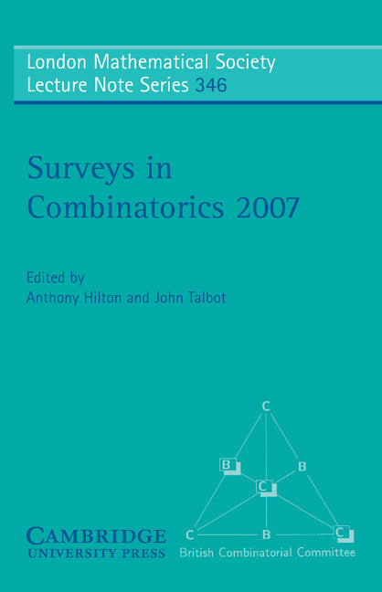 Surveys in Combinatorics 2007 (Paperback) 9780521698238