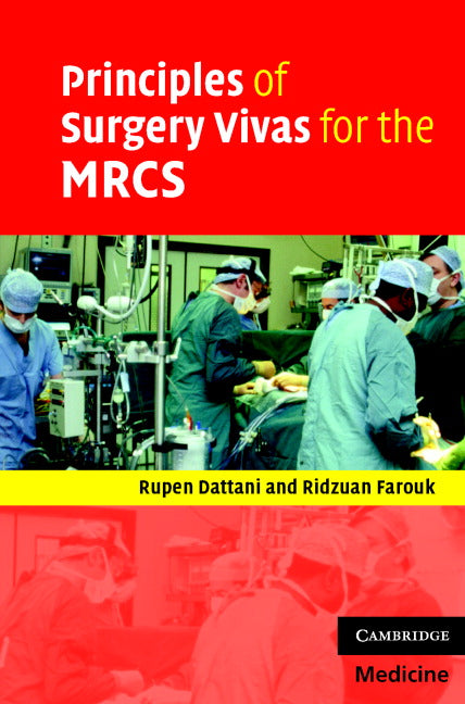 Principles of Surgery Vivas for the MRCS (Paperback) 9780521699037