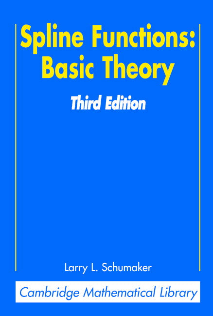 Spline Functions: Basic Theory (Paperback) 9780521705127